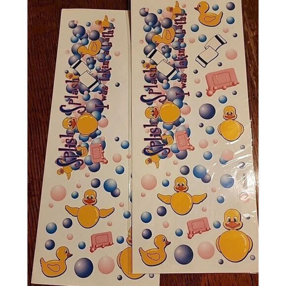 Epoxy Rubber Duckies -  Scrapbooking‎ Card Stickers (NEW)